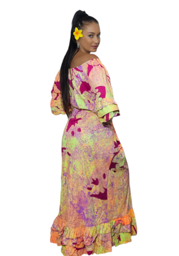 Gauguin I Rayon Dress
