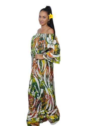 Moko Tupuna II Rayon Dress
